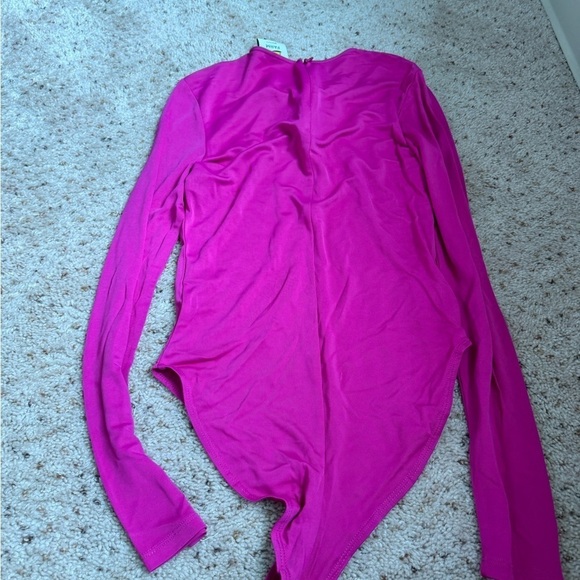 FARM Rio Pink Long Sleeve Body Suit size medium - Picture 6 of 7